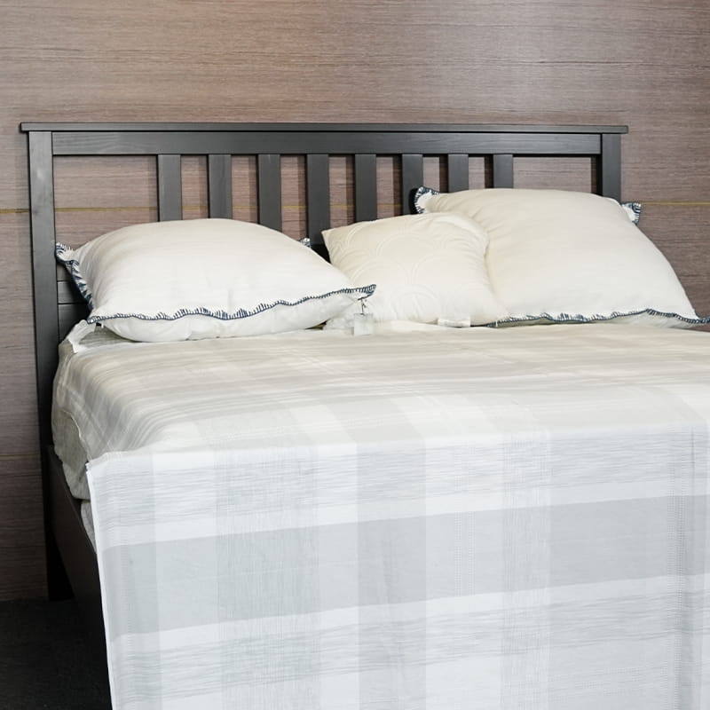 Dekbedset van katoengarengeverfd jacquard