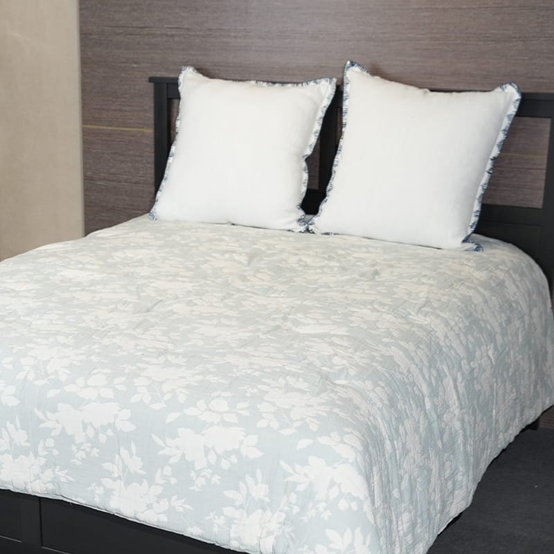 Garen geverfd jacquard dekbedset