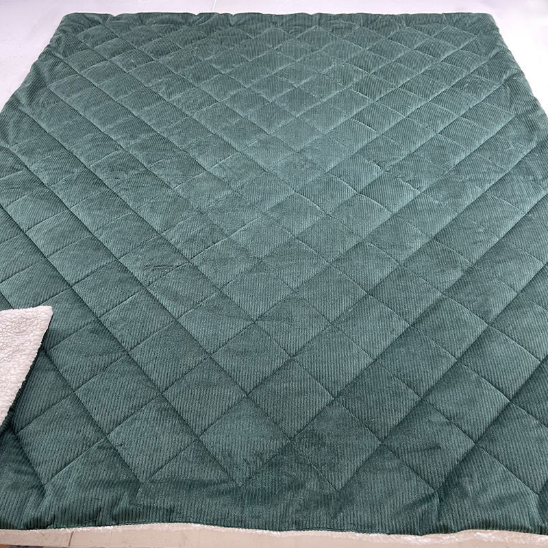 Polyester corduroy dekbedset